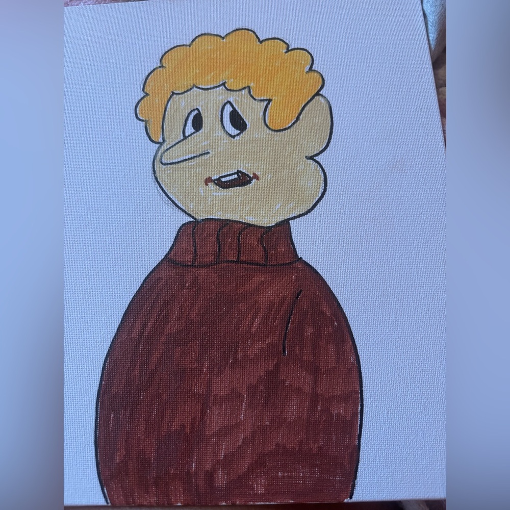 Charming Cartoon Character Art Print